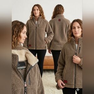 Killtec Canadian Explorers Society Geo Antarctic  Teddy Fleece Zip-Up Jacket